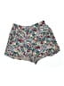 BCBGeneration 100% Rayon Floral Blue Shorts Size XS - photo 1