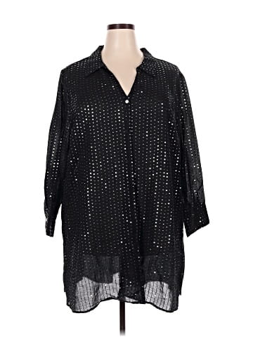 Colleen Lopez 3/4 Sleeve Button-Down Shirt (view 1)