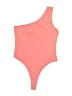 Unbranded Solid Pink One Piece Swimsuit Size M - photo 2