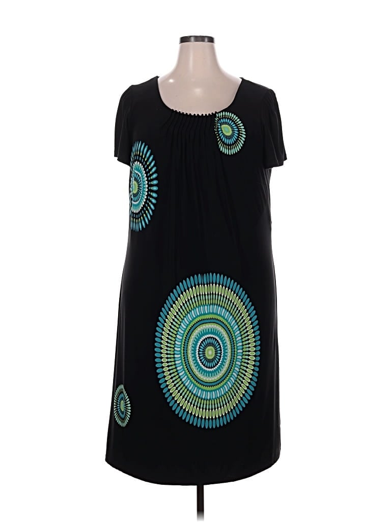 Pre-owned Julian Taylor Casual Dress In Black