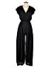 Unbranded 100% Polyester Solid Black Jumpsuit Size S - photo 1
