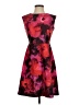 Studio One Print Red Cocktail Dress Size 4 (petite) - photo 1