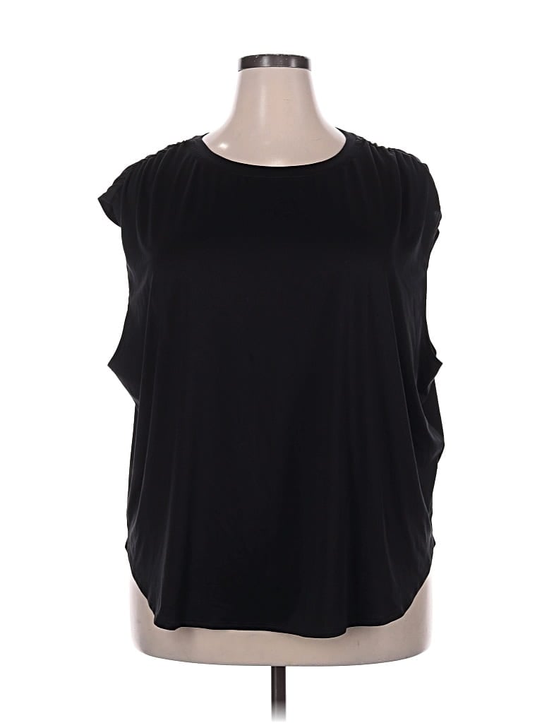 Pre-owned Fabletics Sleeveless T-shirt In Black