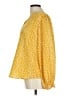 Unbranded 100% Polyester Yellow Long Sleeve Blouse Size L - photo 5