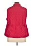 Croft & Barrow 100% Polyester Red Vest Size 1X - photo 2