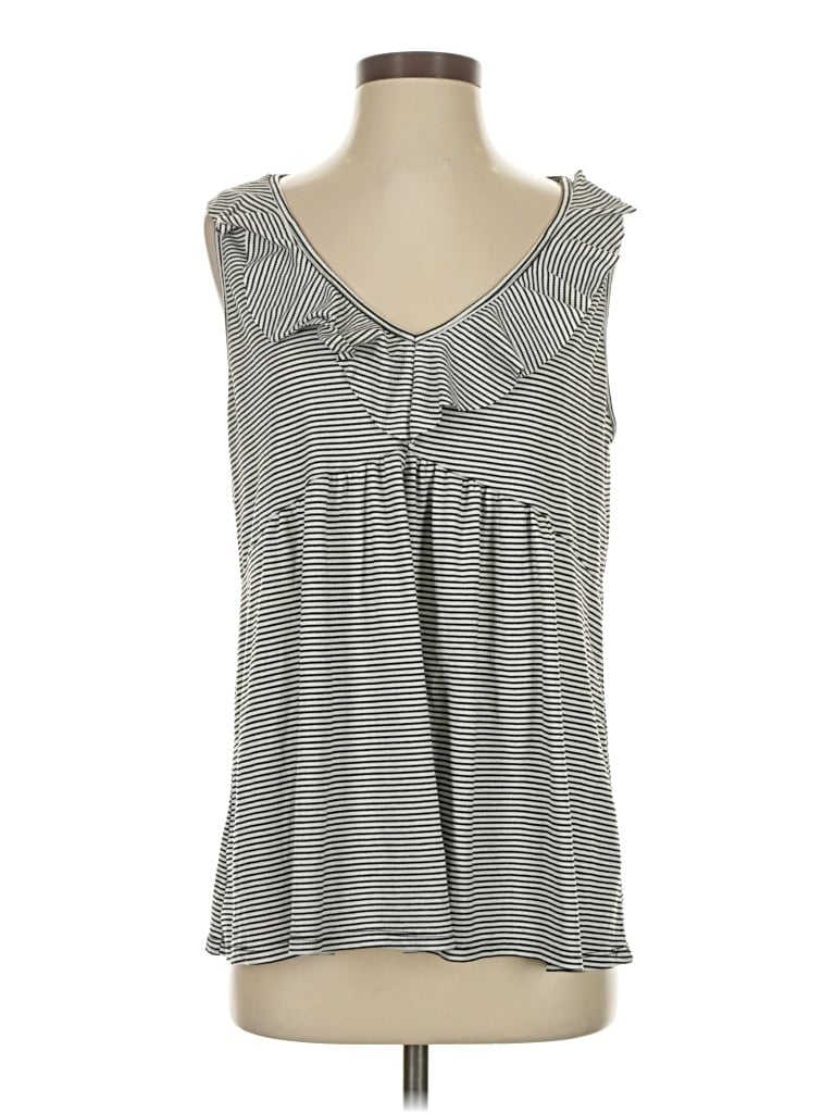 Pre-owned Haptics Sleeveless Blouse In Gray