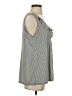 Haptics Gray Sleeveless Blouse Size S - photo 4