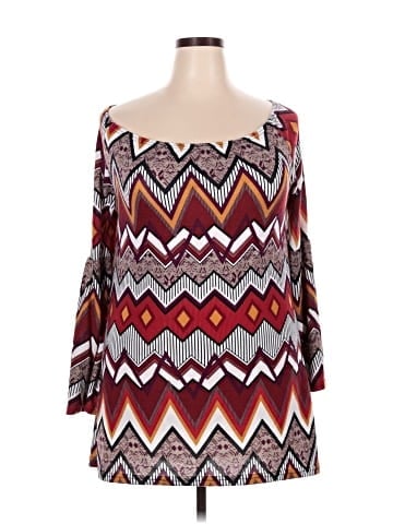 Win Win 3/4 Sleeve Blouse (view 1)