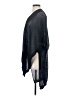 S.Oliver 100% Polyester Black Blue Poncho Size 1 - photo 5