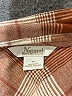 Natural Reflections Plaid Brown Long Sleeve Button-Down Shirt Size M - photo 4