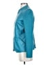 St. John 100% Leather Teal Leather Jacket Size 4 - photo 5