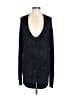 Acne 100% Viscose Black Gray Long Sleeve Top Size M - photo 1