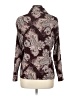 East5th Paisley Burgundy Long Sleeve Blouse Size L - photo 2