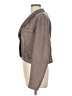Fashion on Earth Solid Tan Gray Blazer Size L - photo 5