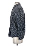 Barbour Print Blue Black Long Sleeve Button-Down Shirt Size 4 - photo 5