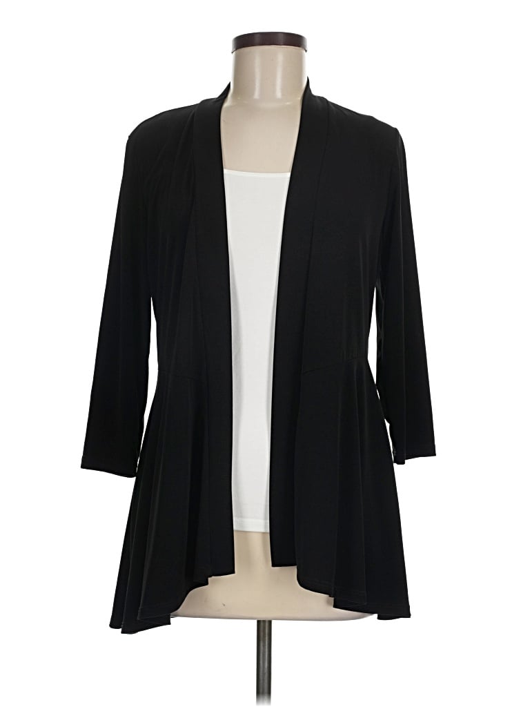 Pre-owned Susan Graver Kimono In Black