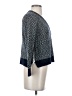 Jonathan Simkhai 100% Acrylic Chevron-herringbone Blue Pullover Sweater Size S - photo 4