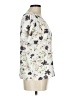 Shein Ivory Short Sleeve Blouse Size L - photo 4