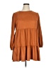 Unbranded 100% Polyester Solid Brown Casual Dress Size XL - photo 1