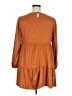 Unbranded 100% Polyester Solid Brown Casual Dress Size XL - photo 2
