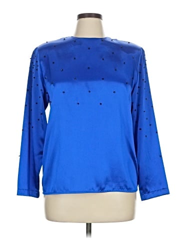 Leslie Fay Long Sleeve Blouse (view 1)