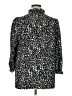 Unbranded 100% Polyester Animal Print Black 3/4 Sleeve Blouse Size XL - photo 2