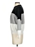 Shein Color Block Gray Pullover Sweater Size S - photo 5