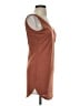 Shein Brown Orange Sleeveless T-Shirt Size 4 - photo 4