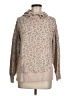 Pink Rose Animal Print Tan Pullover Sweater Size M - photo 1