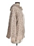 Pink Rose Animal Print Tan Pullover Sweater Size M - photo 4