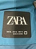 Zara 100% Polyester Solid Teal Blue Snow Jacket Size XL - photo 6