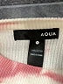 Aqua 100% Cotton Tie-dye White Sweatshirt Size S - photo 7