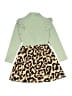 Shein Animal Print Green Dress Size 6 - photo 1