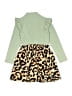 Shein Animal Print Green Dress Size 6 - photo 2