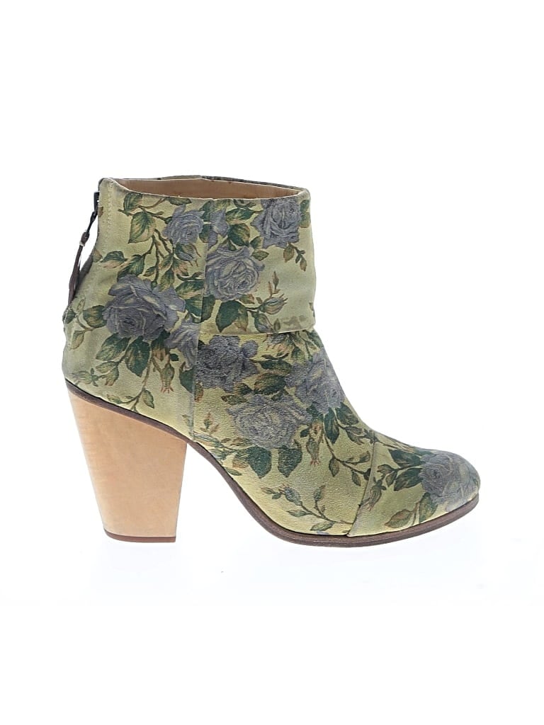 Pre-owned Rag & Bone Ankle Boots In Yellow