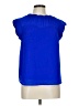 Monteau 100% Polyester Blue Short Sleeve Blouse Size L - photo 1