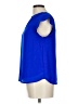 Monteau 100% Polyester Blue Short Sleeve Blouse Size L - photo 5