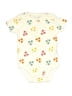 Quiltex Floral Ivory Short Sleeve Onesie Size 3-6 mo - photo 1