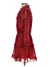 NSR 100% Polyester Paisley Red Casual Dress Size S - photo 5