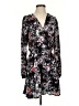 Eight Sixty 100% Polyester Print Black Casual Dress Size XS - photo 1