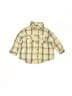 Timberland 100% Cotton Plaid Yellow Long Sleeve Button-Down Shirt 9-12 MO / 12 MO - photo 1