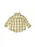 Timberland 100% Cotton Plaid Yellow Long Sleeve Button-Down Shirt 9-12 MO / 12 MO - photo 2
