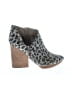 Matt Bernson Animal Print Gray Ivory Ankle Boots Size 6 - photo 1
