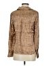 Austin Reed 100% Silk Tweed Brown Long Sleeve Silk Top Size 4 - photo 2