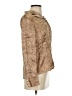 Austin Reed 100% Silk Tweed Brown Long Sleeve Silk Top Size 4 - photo 4