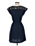 Mudd Solid Blue Casual Dress Size S - photo 2