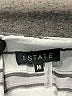 1.State 100% Cotton Stripes Gray 3/4 Sleeve Blouse Size M - photo 7