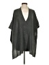 Ann Taylor LOFT 100% Acrylic Gray Poncho Size XS - Sm - photo 1
