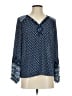 J by Joie 100% Polyester Blue Long Sleeve Blouse Size S - photo 1