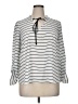 Elle Silver 3/4 Sleeve Blouse Size XL - photo 1